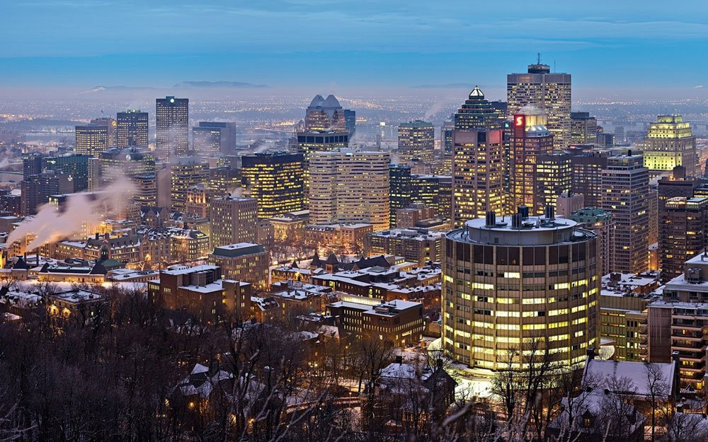 montreal-mount-roayl-dusk